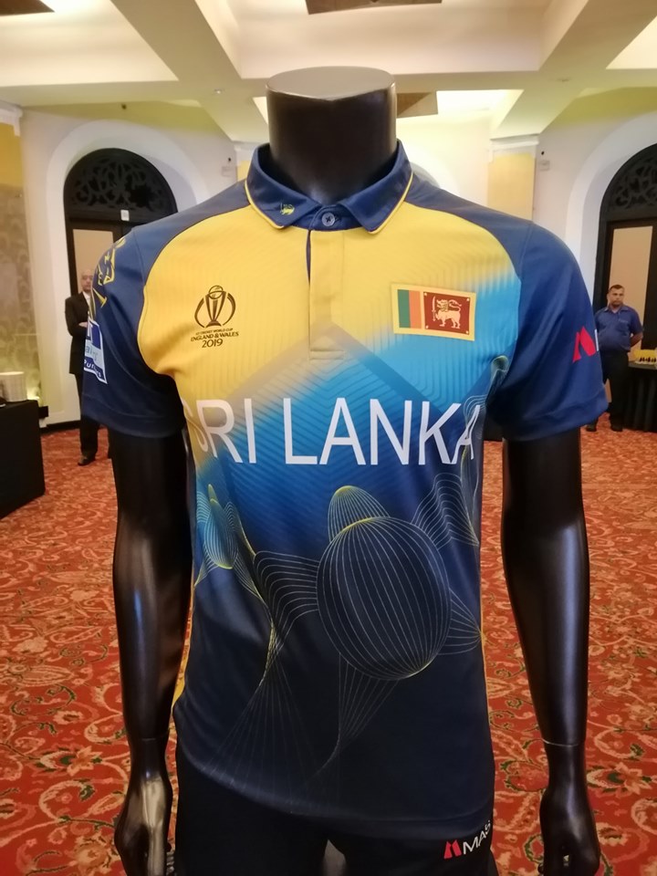 Cricket World Cup jersey and training kit