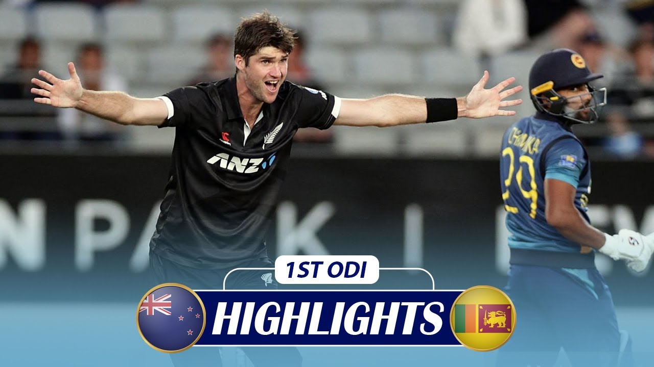 1st ODI Sri Lanka Vs New Zealand 2023 Extended Highlights   Maxresdefault 10 