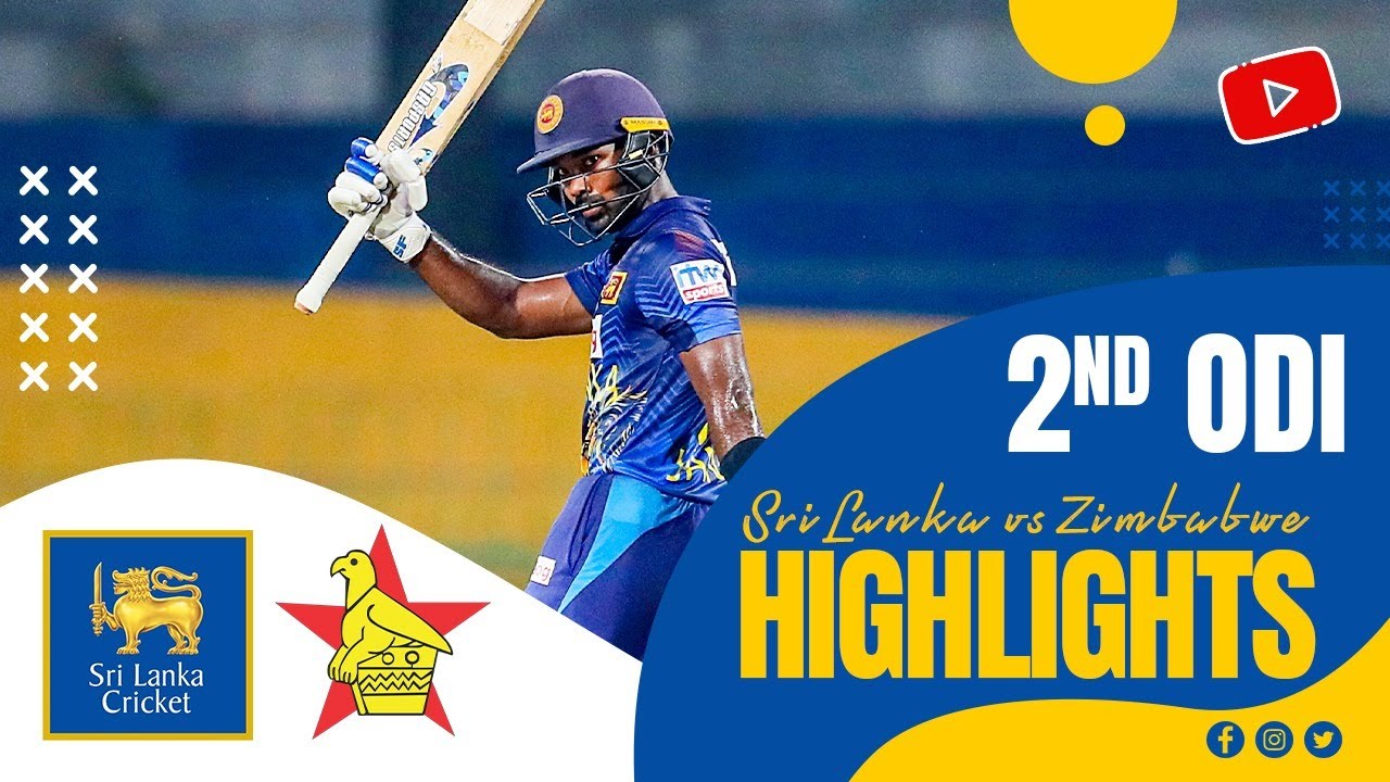 2nd ODI, Sri Lanka vs Zimbabwe 2024 Highlights